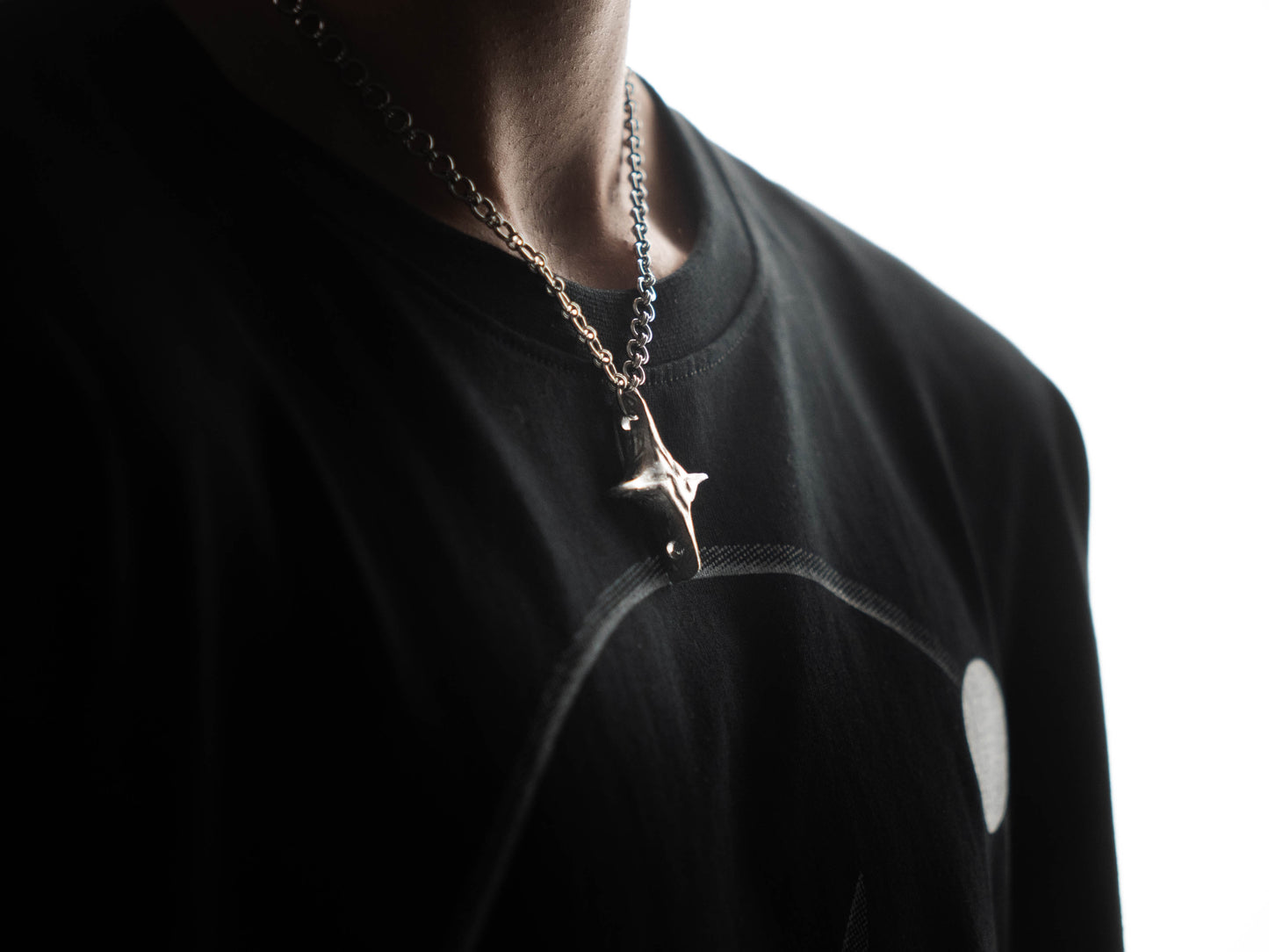 Collier pendentif étoile brut