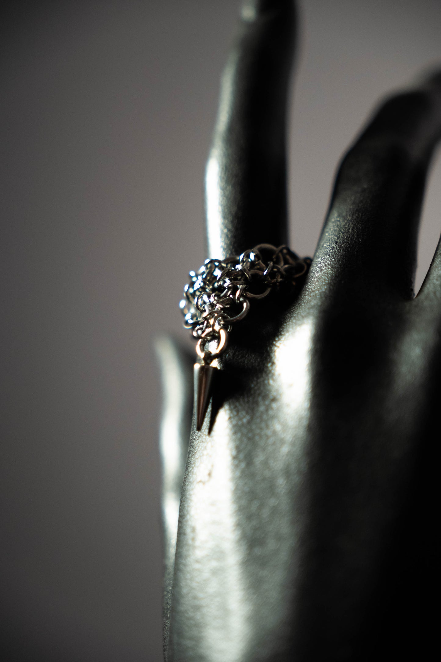 Bague en maille pic