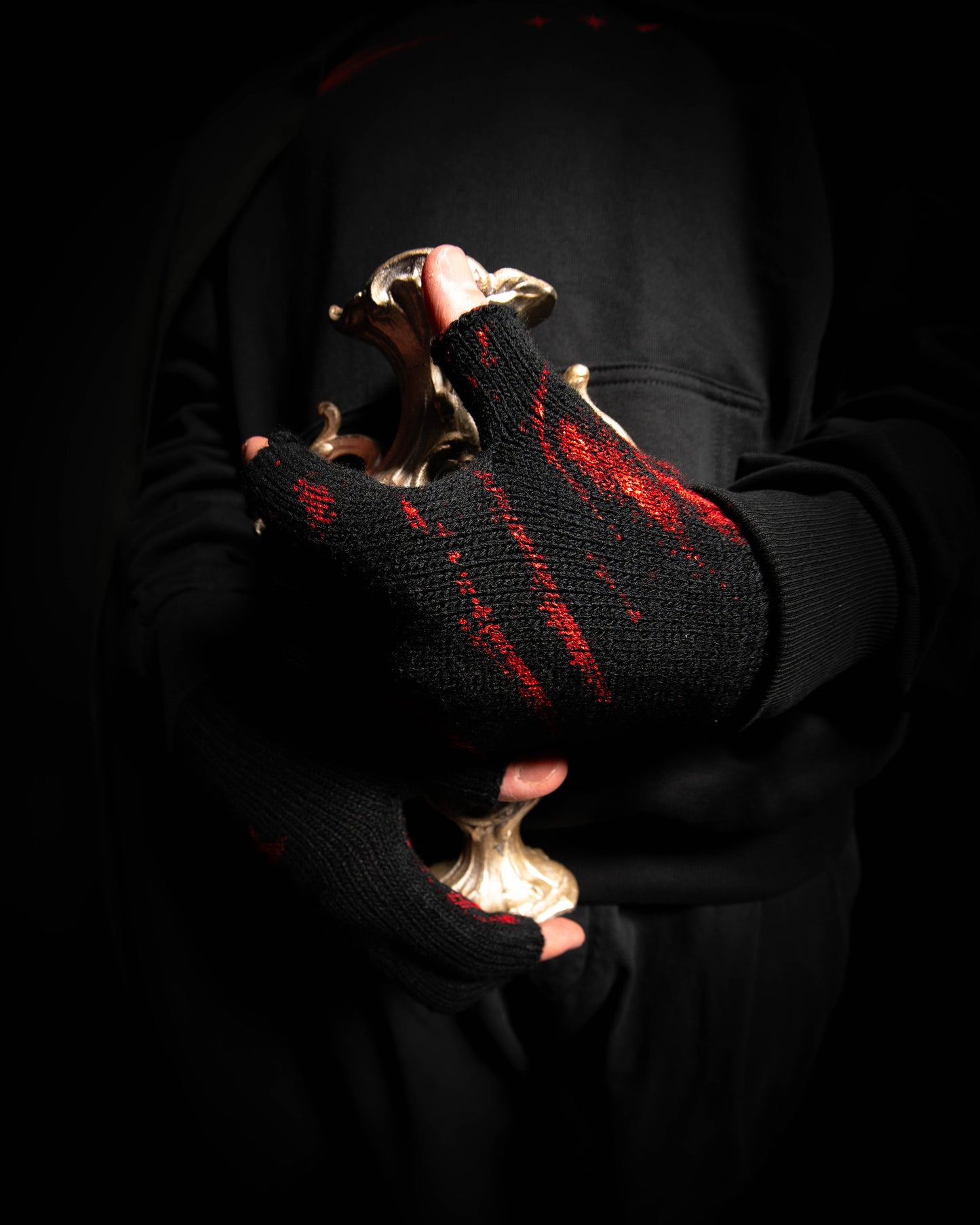 Paire de Mitaines Noires
