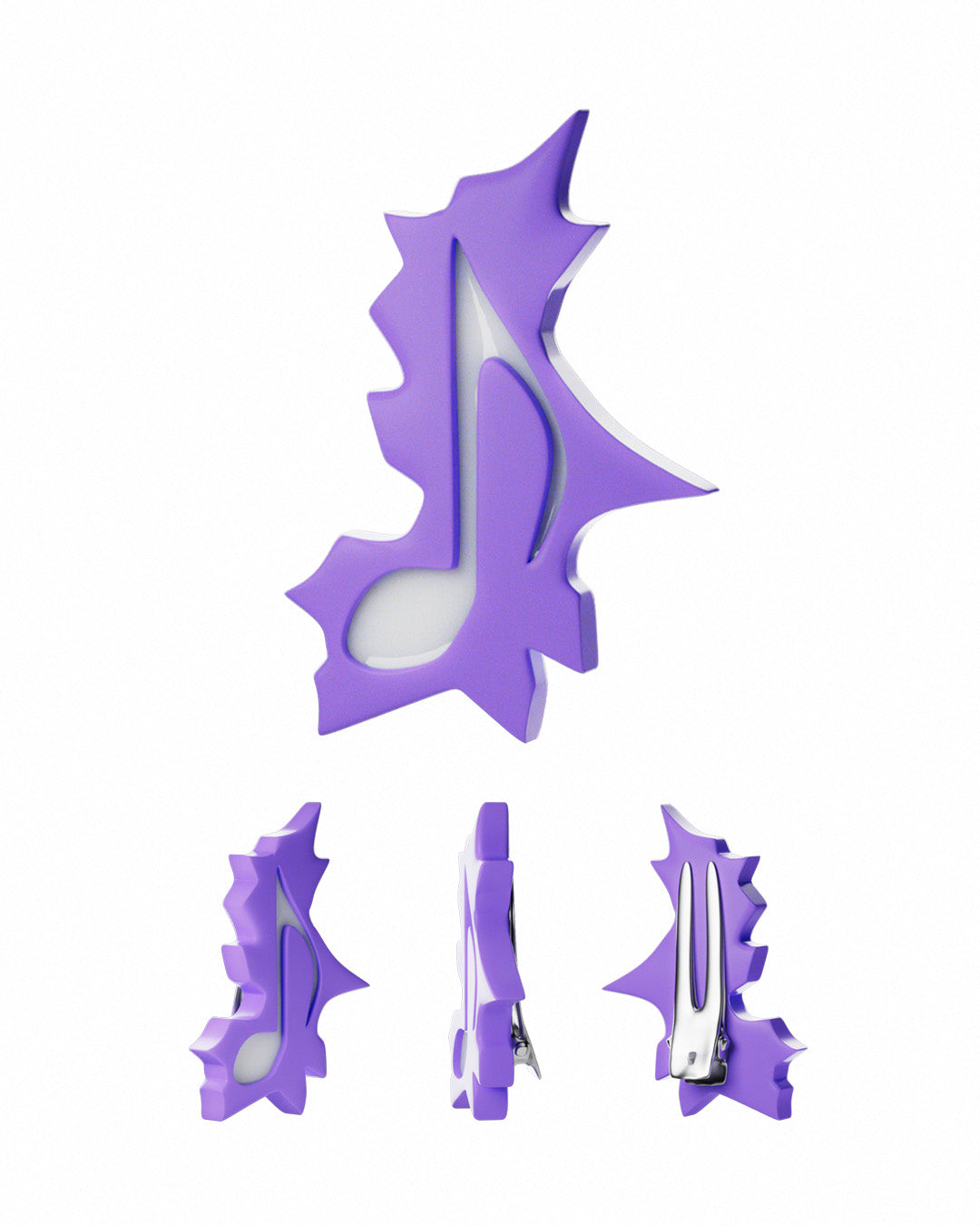 Barrett note de musique mauve