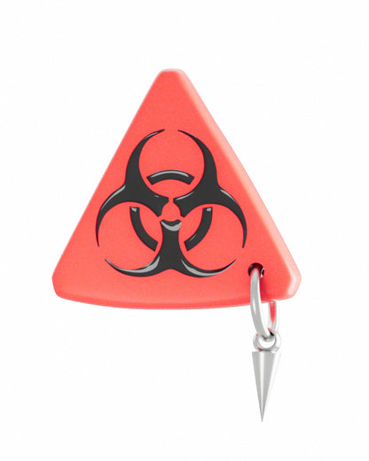 Hairclip Biohazard Red - Arcane X Shadow Wizard