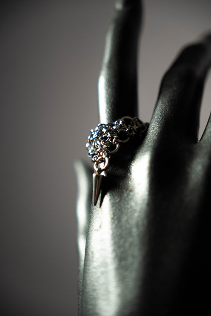 Bague en maille pic