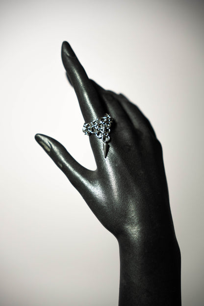 Bague en maille pic
