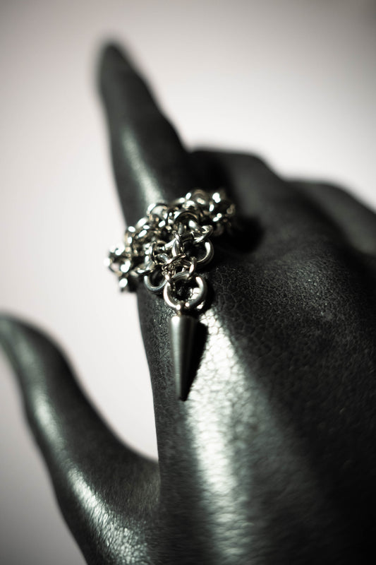 Bague en maille pic