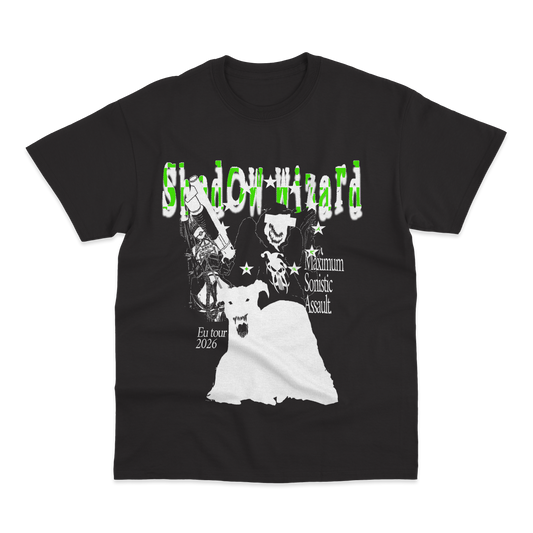 T-shirt Shadow Wizard money gang - Europe tour - Black