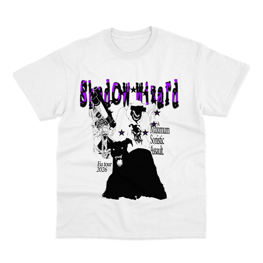 T-shirt Shadow Wizard money gang - Europe tour - White