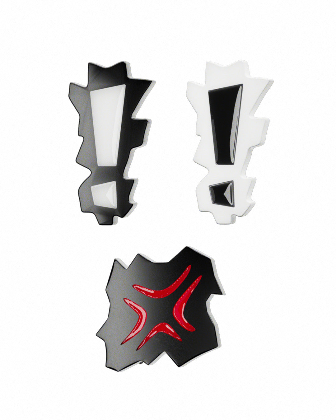 Pack 3 Barrettes #angry