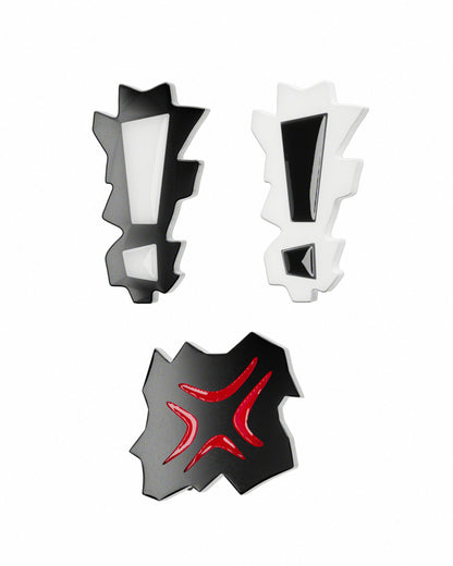 Pack 3 Barrettes #angry
