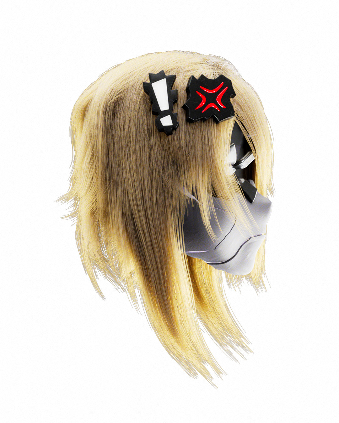 Pack 3 Barrettes #angry